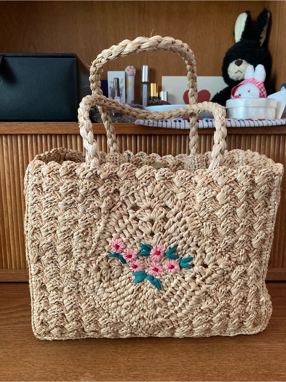 Rouje Raffia Bag